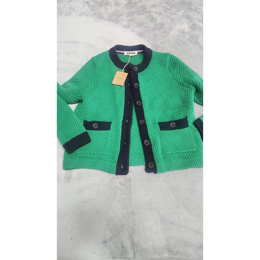 Boden Women's Size 2‎ Green Libby Knitted Jacket NWT